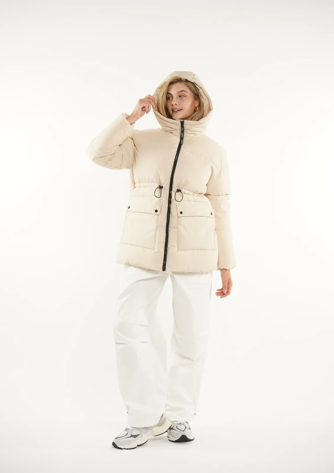 Hooded Puffer Jacket Splashproof