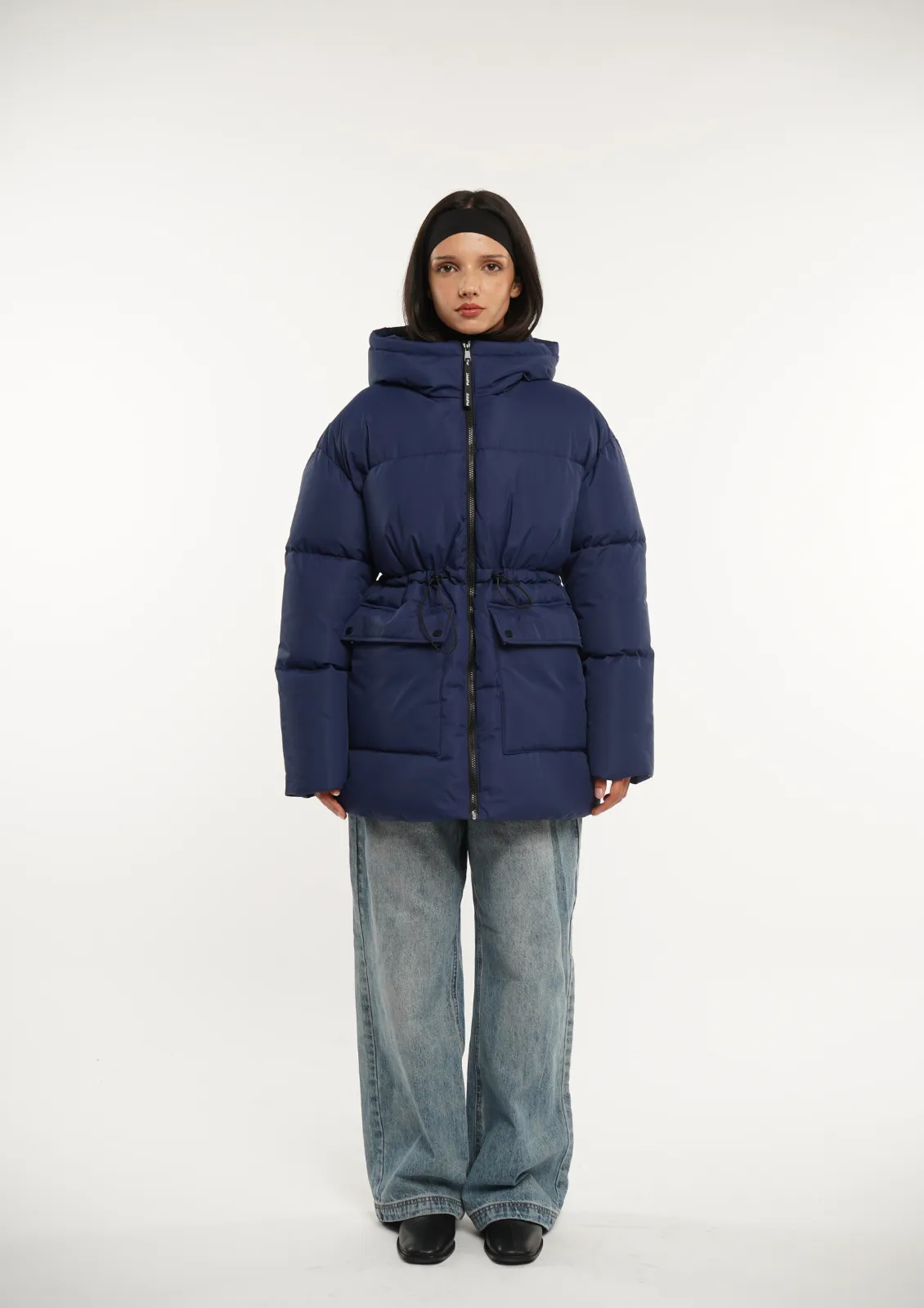 Hooded Puffer Jacket Splashproof