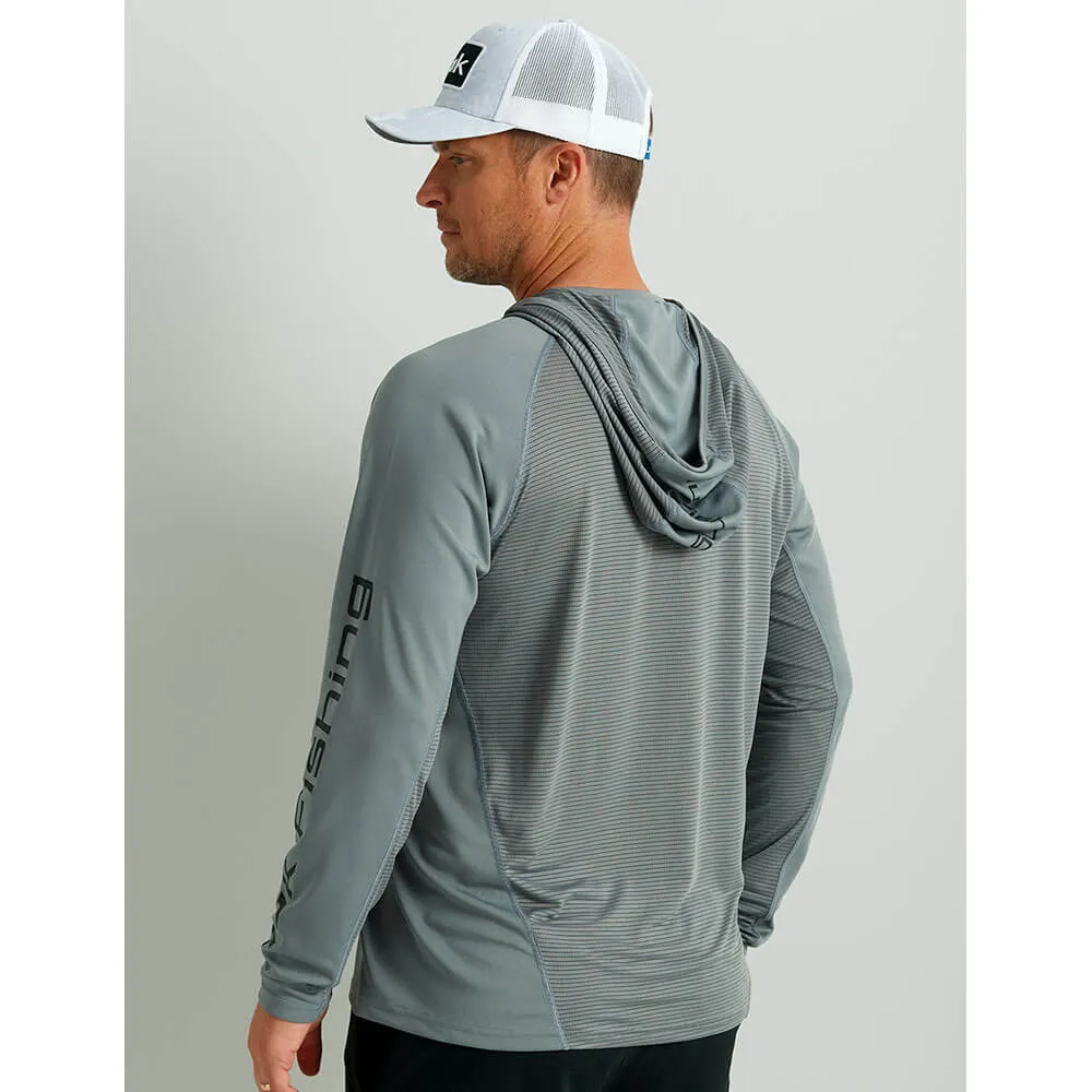 Huk Performance Icon Long Sleeve Hoodie T-Shirt - Night Owl