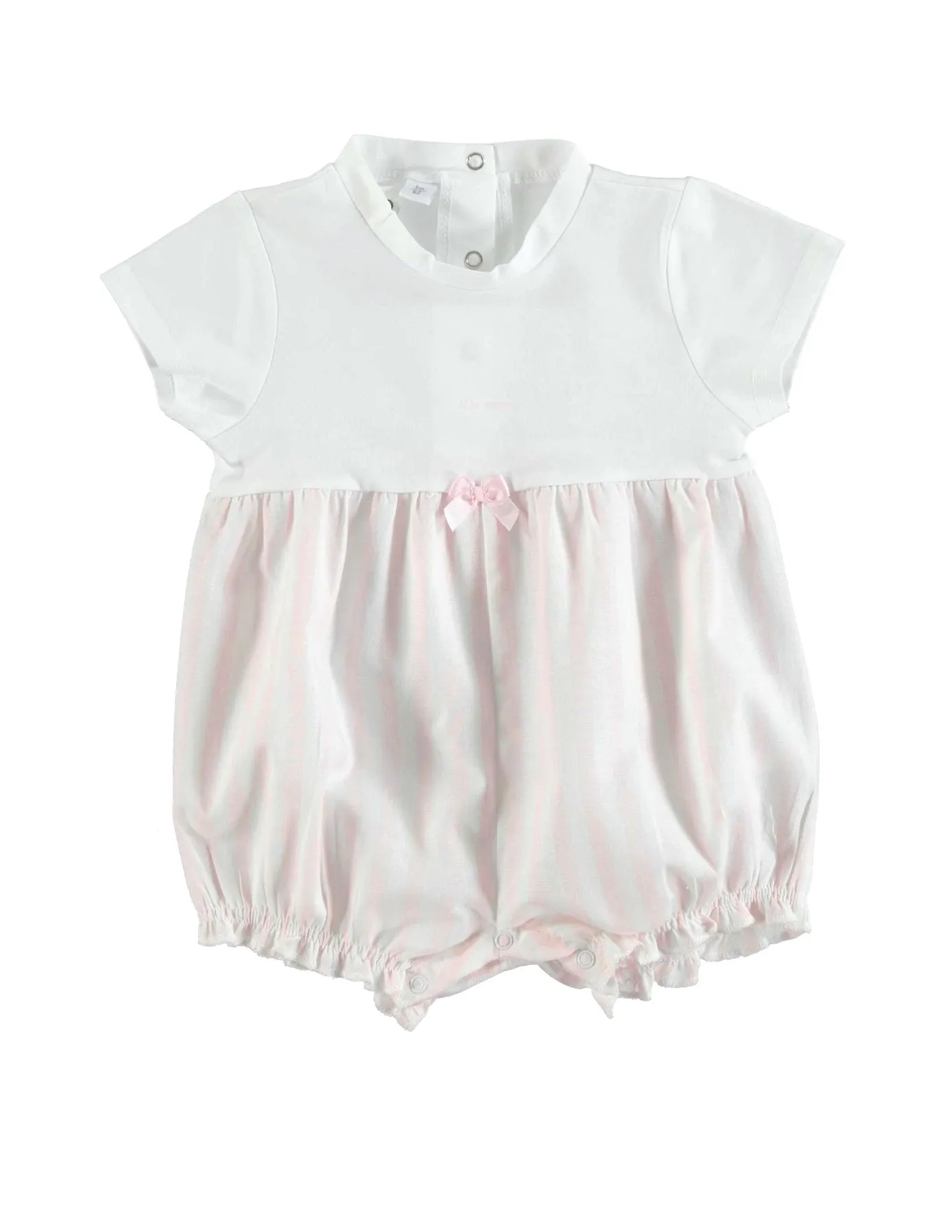 I Do Pink Check Romper