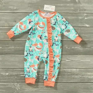 Infant Friends for Life Zip-Up Romper