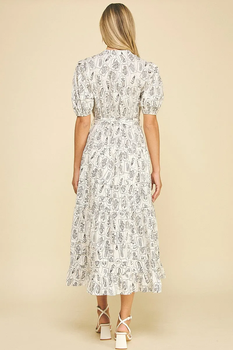 Italy Spring Midi Dress