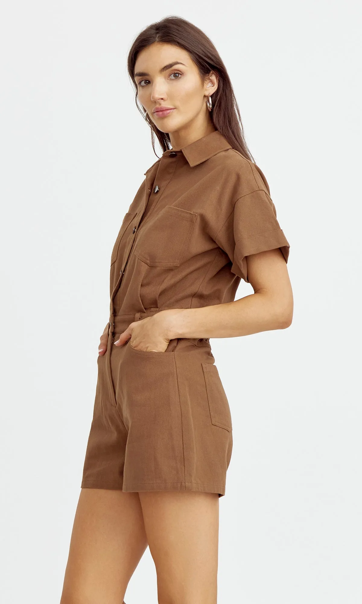Jonas Twill Romper