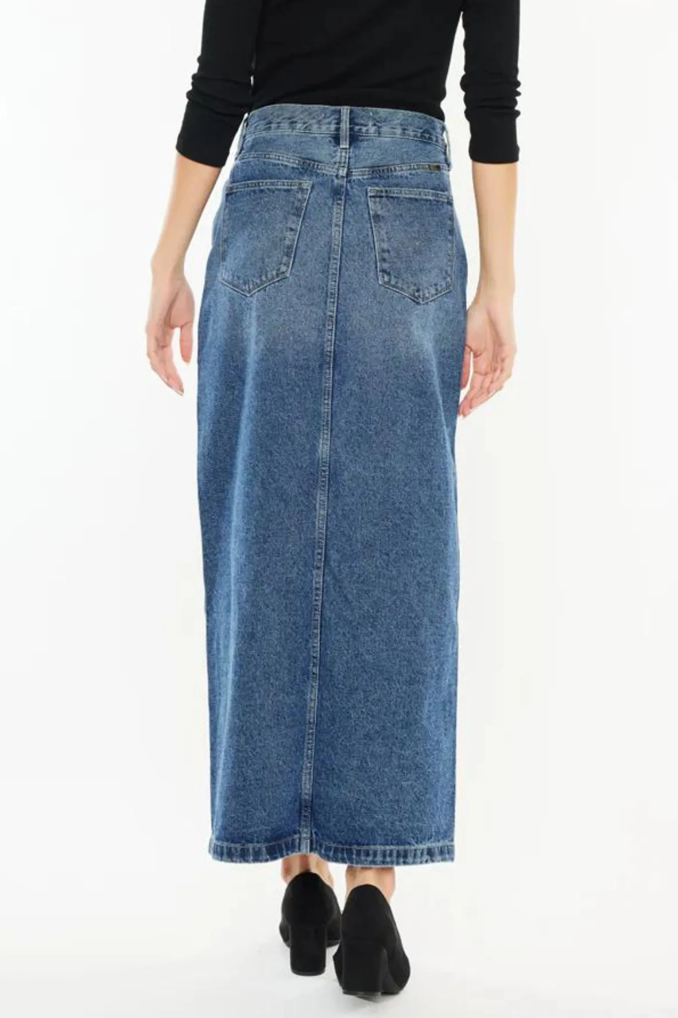 KanCan 90s Denim Maxi Skirt