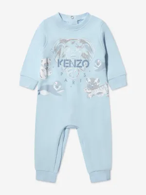 KENZO Baby Boys Organic Cotton Elephant Romper