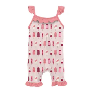 Kickee Pants Wing Romper - Macaroon Popsicles