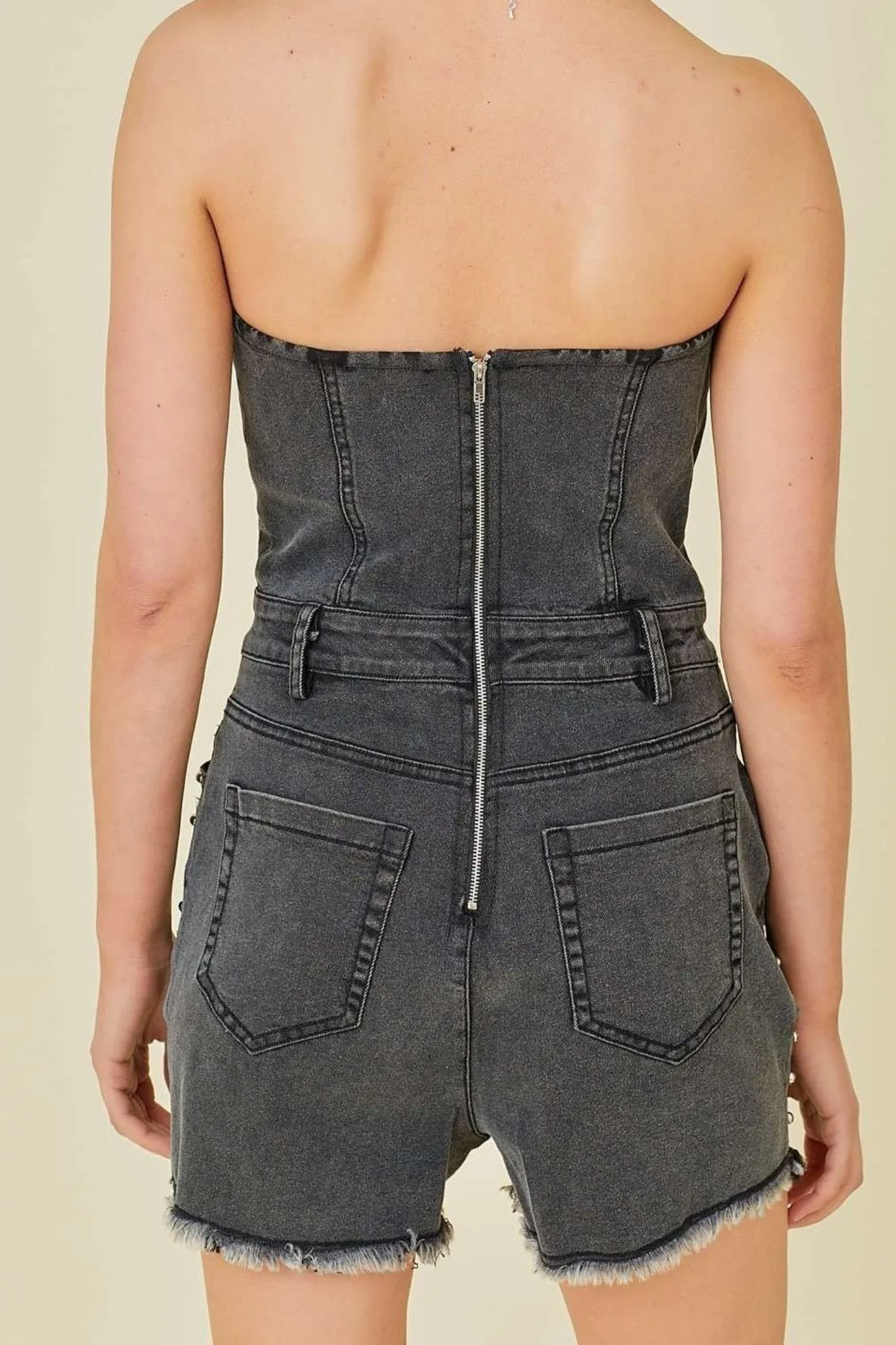 Lane Black romper
