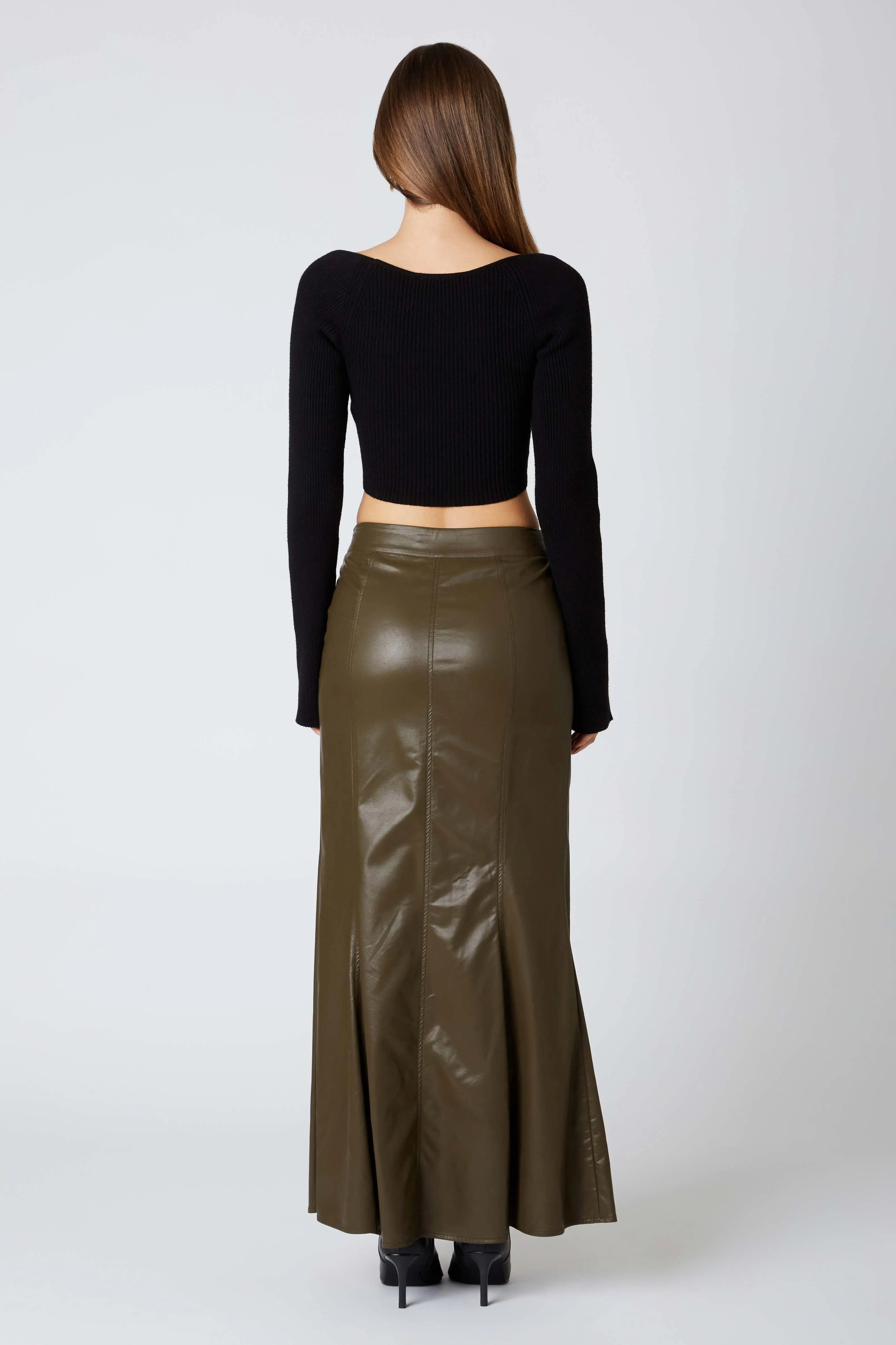 Leather Maxi Skirt