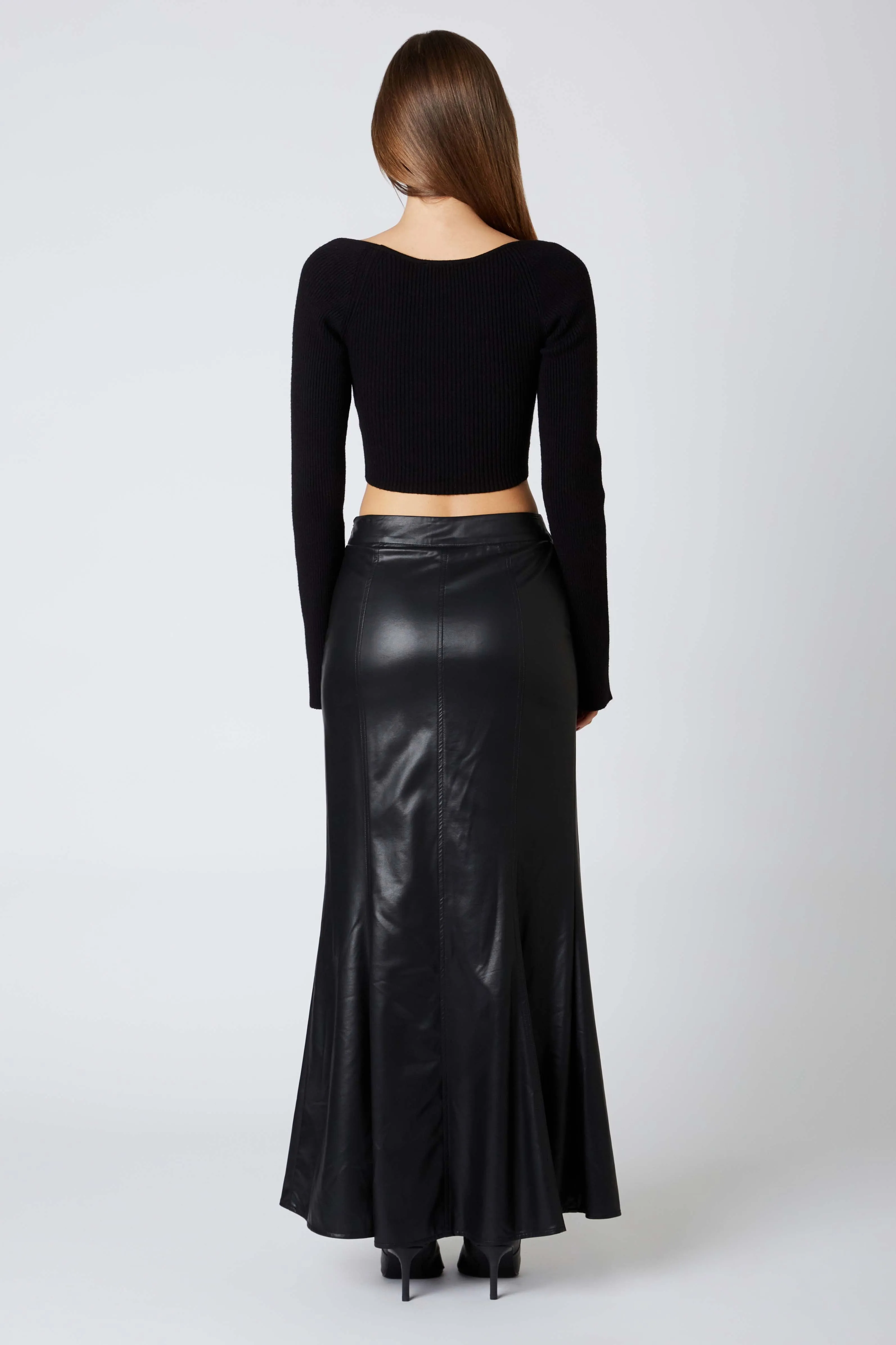 Leather Maxi Skirt