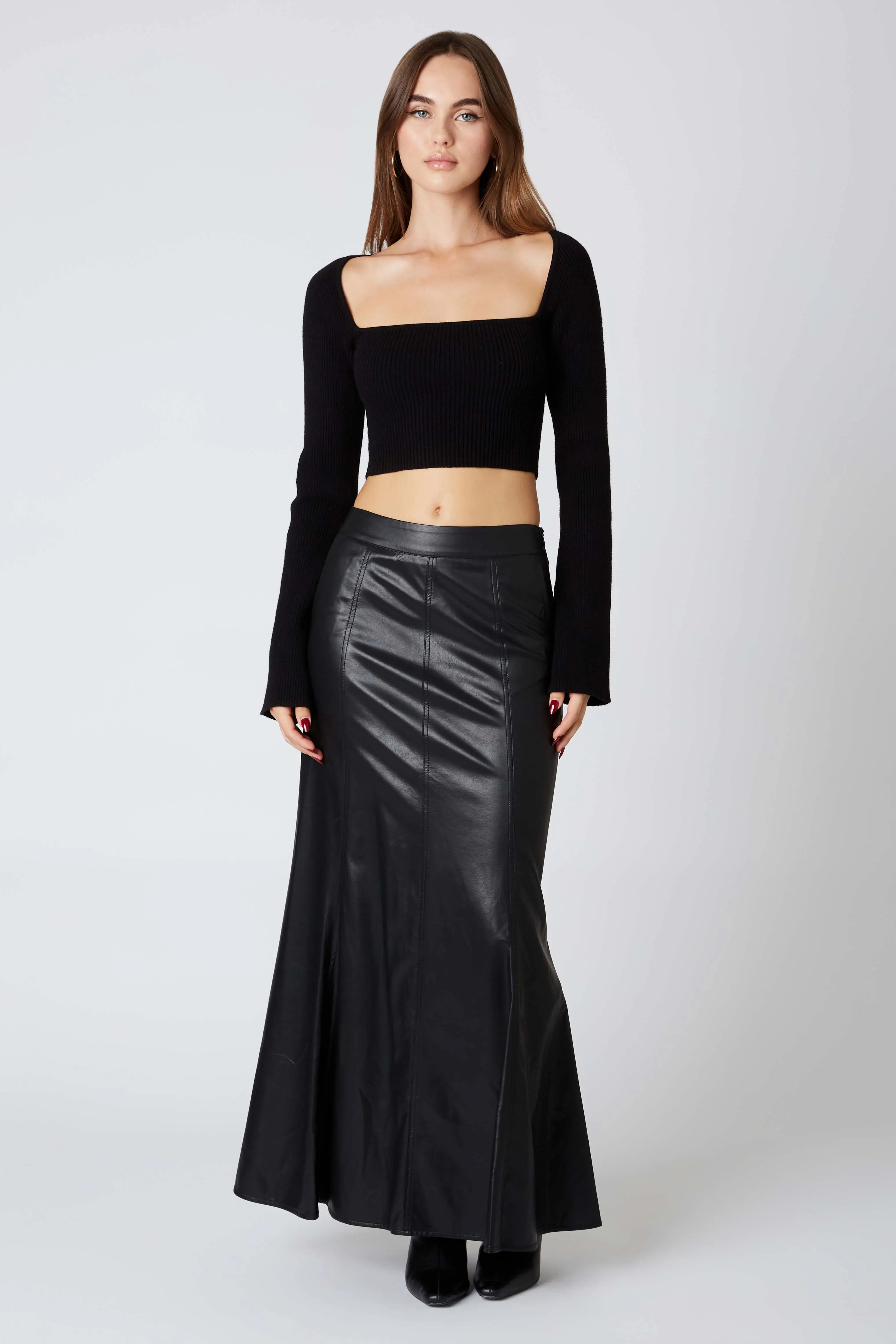 Leather Maxi Skirt