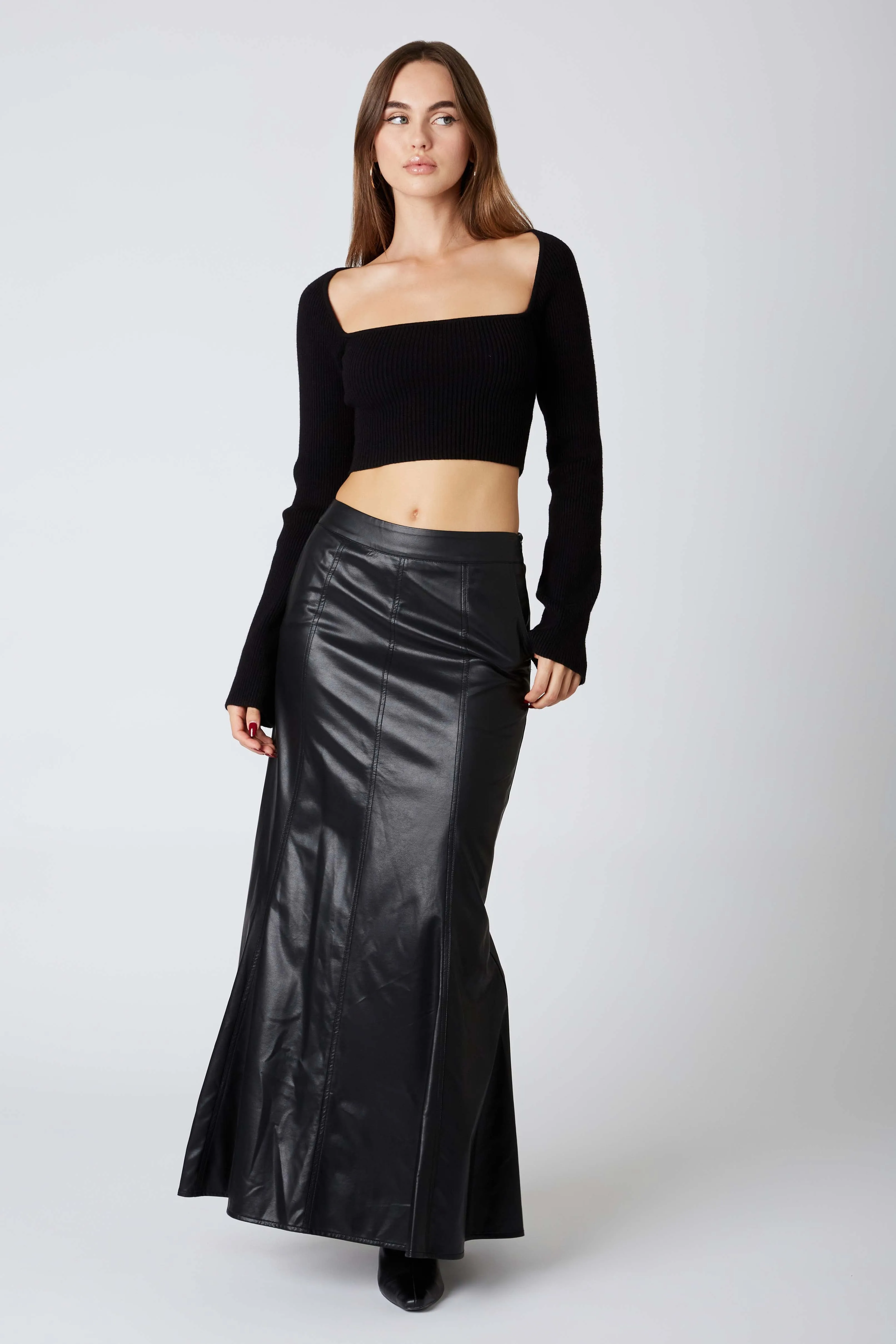 Leather Maxi Skirt