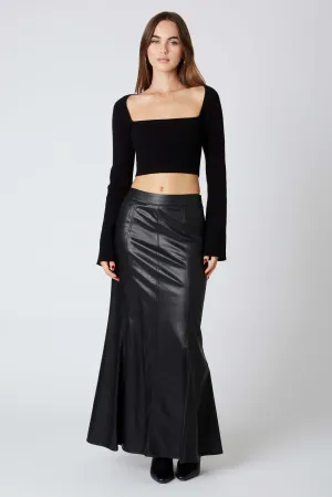 Leather Maxi Skirt