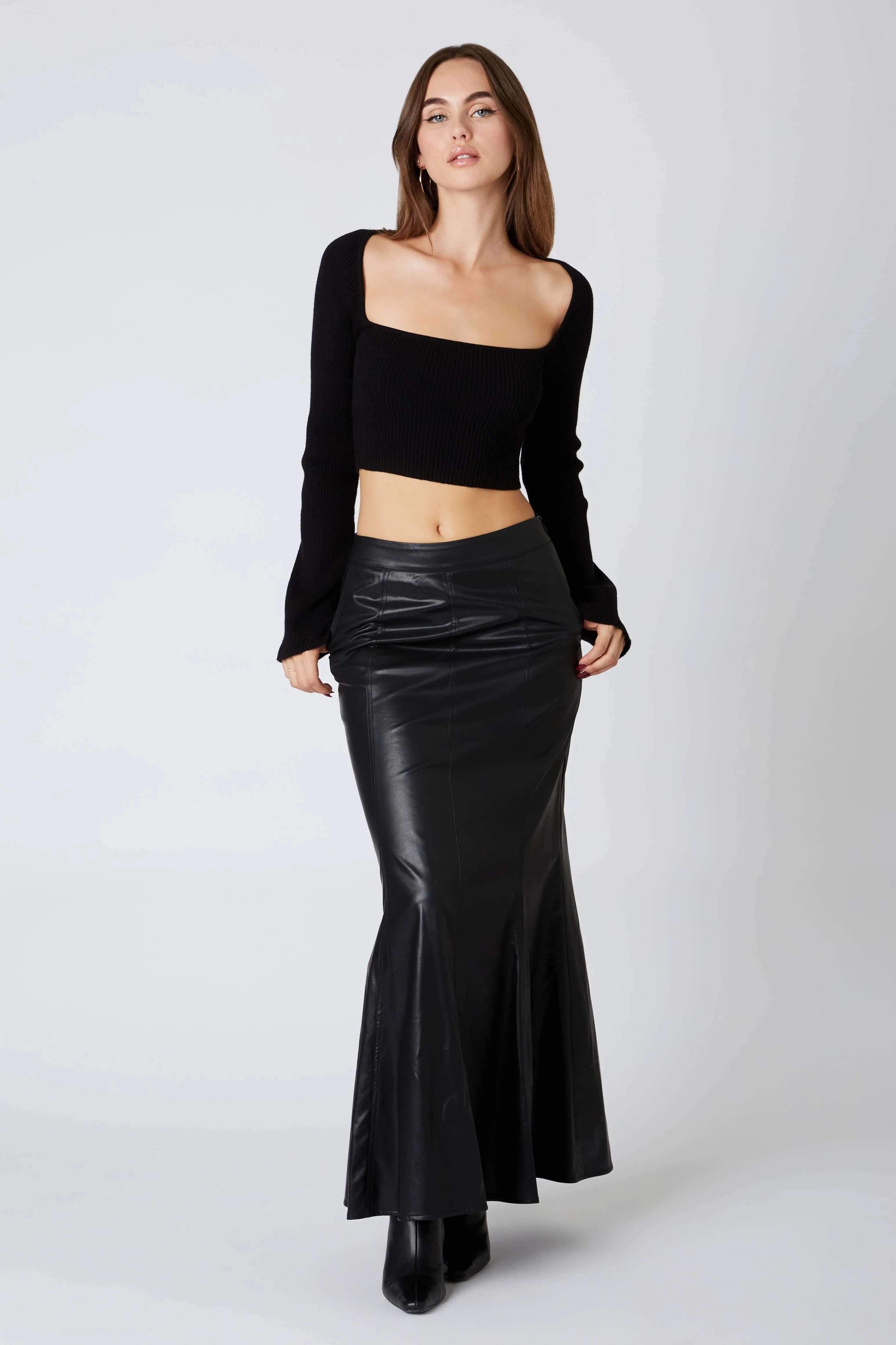 Leather Maxi Skirt