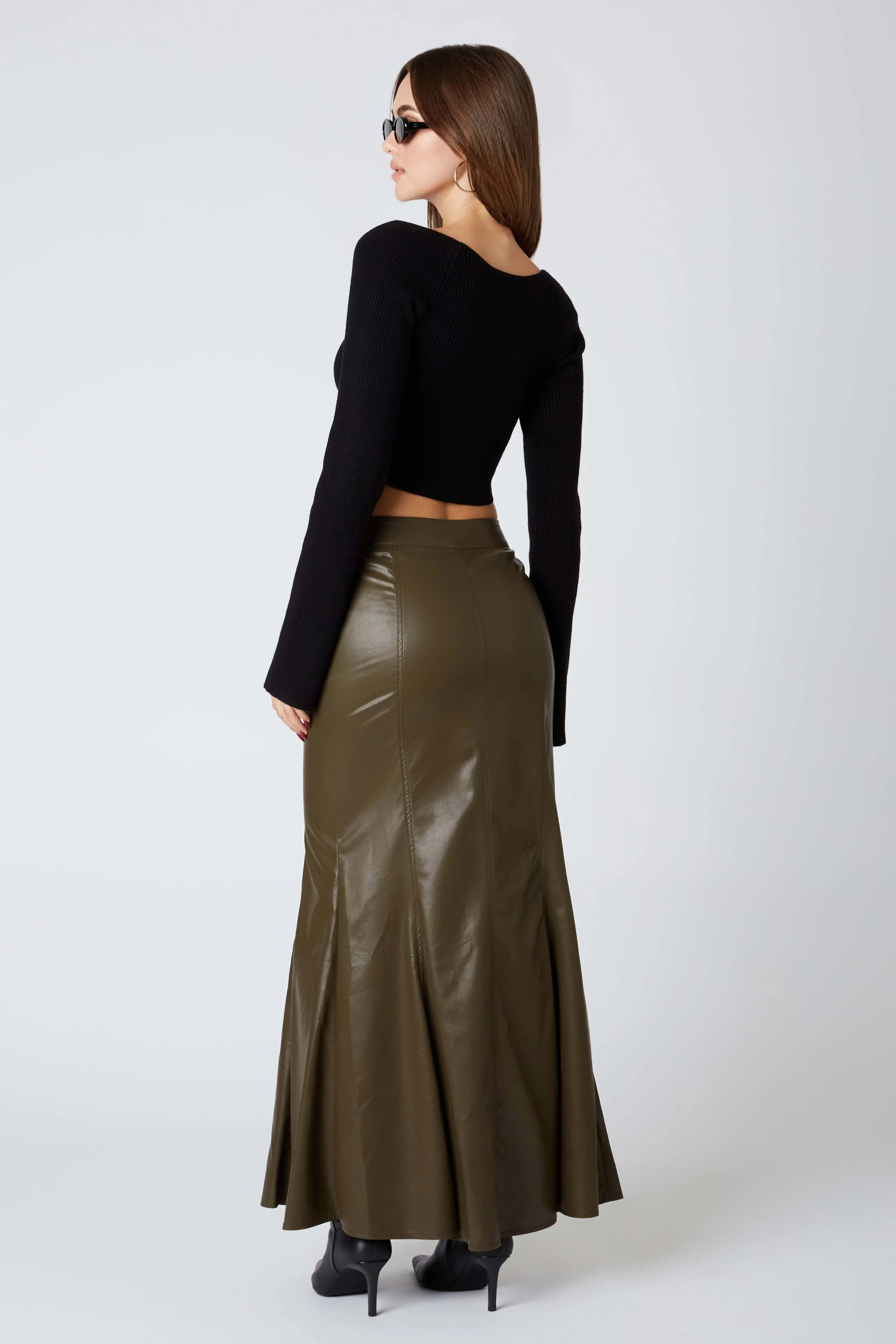 Leather Maxi Skirt