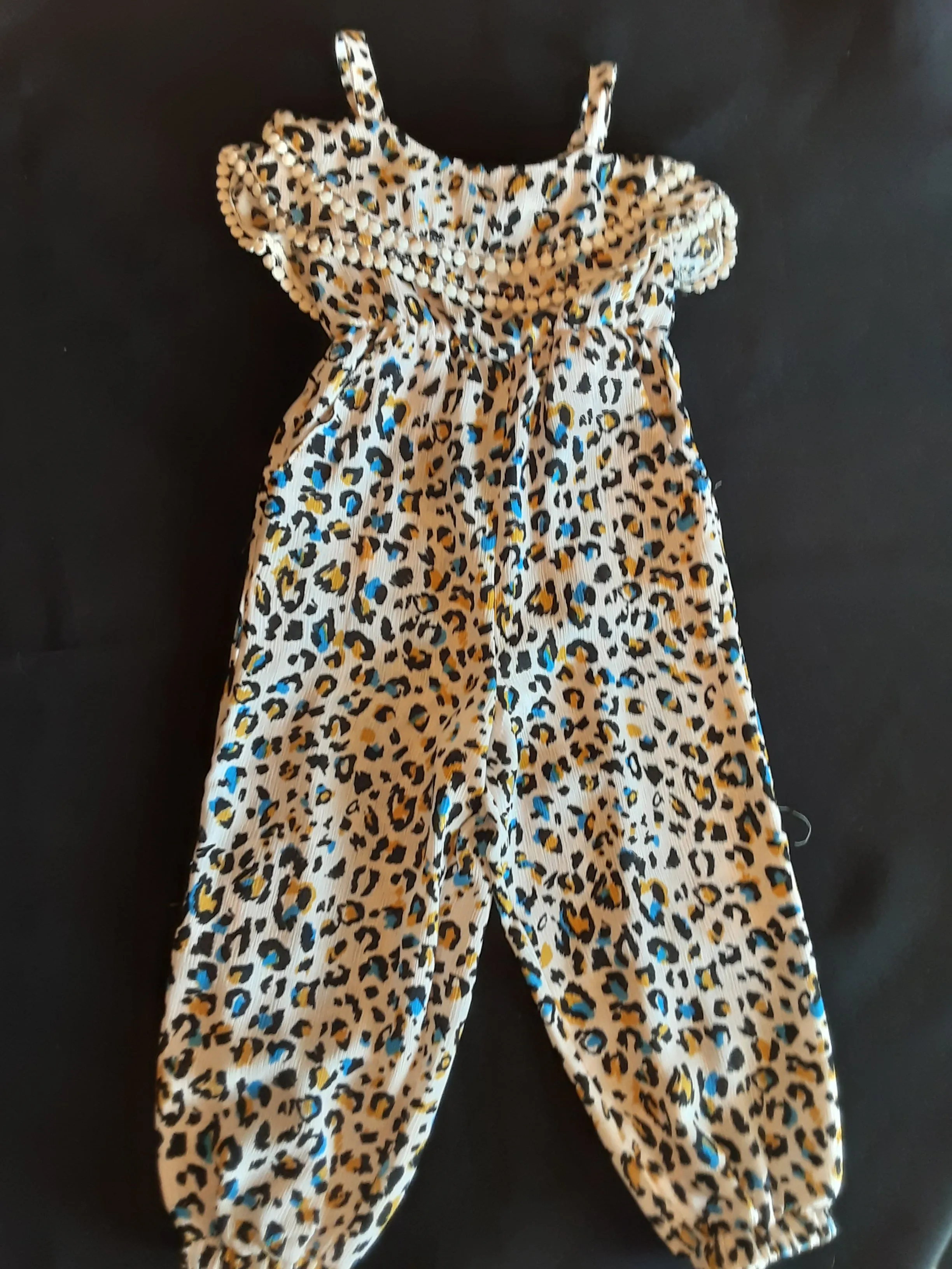 Leopard Long Romper