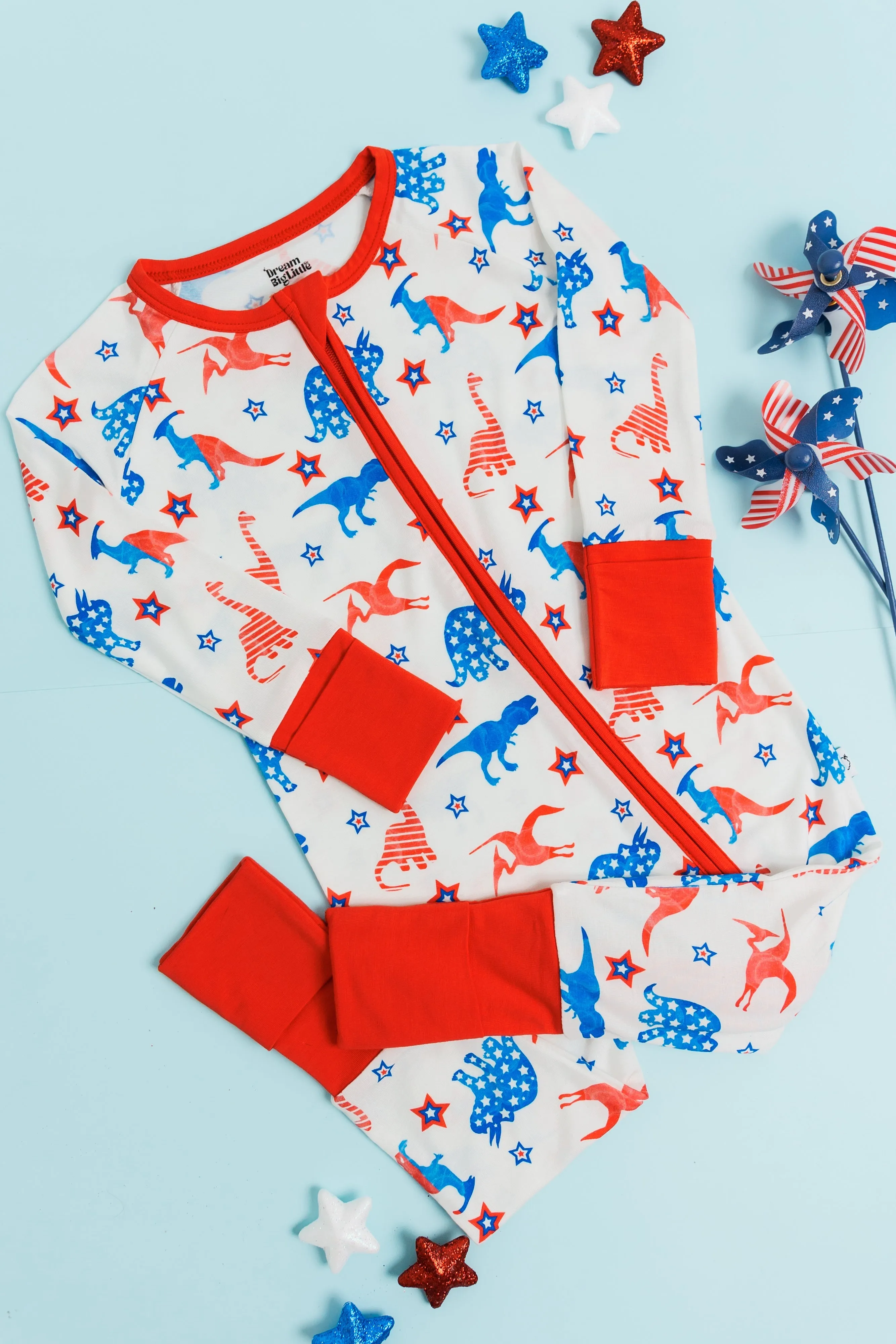 LET FREEDOM RAWR DREAM ROMPER