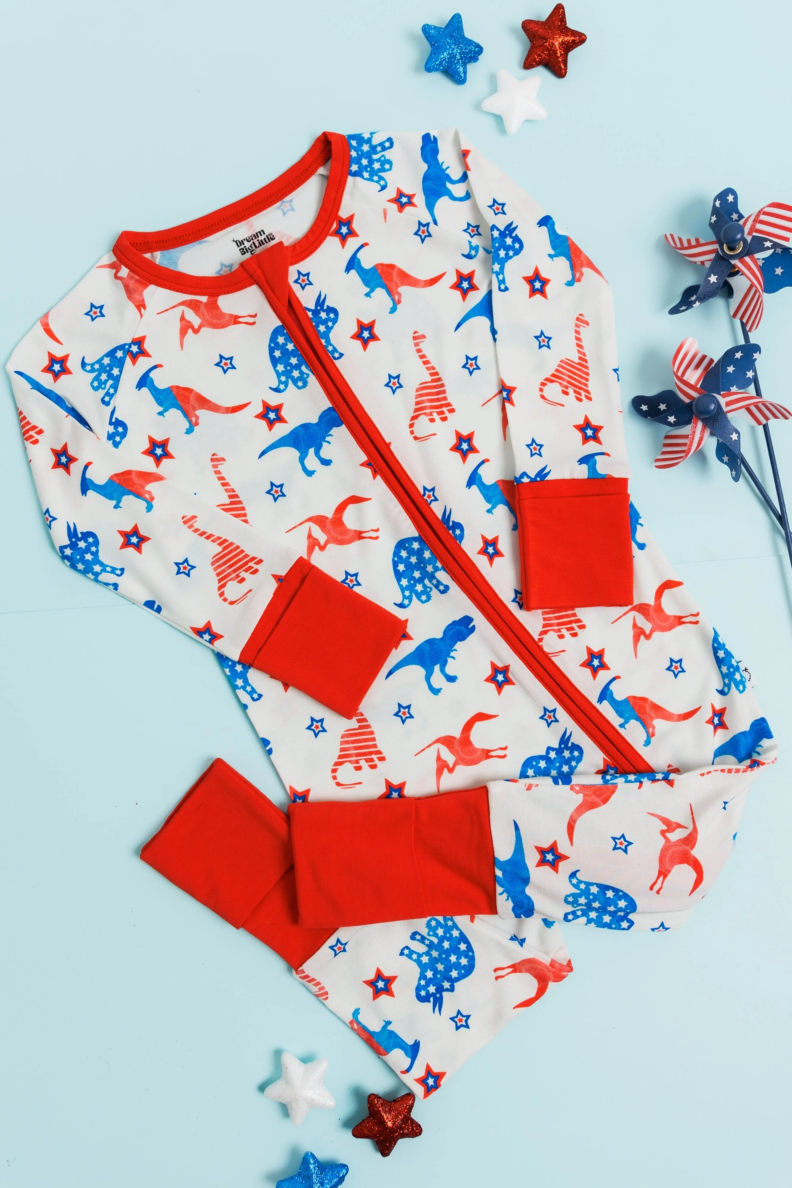LET FREEDOM RAWR DREAM ROMPER