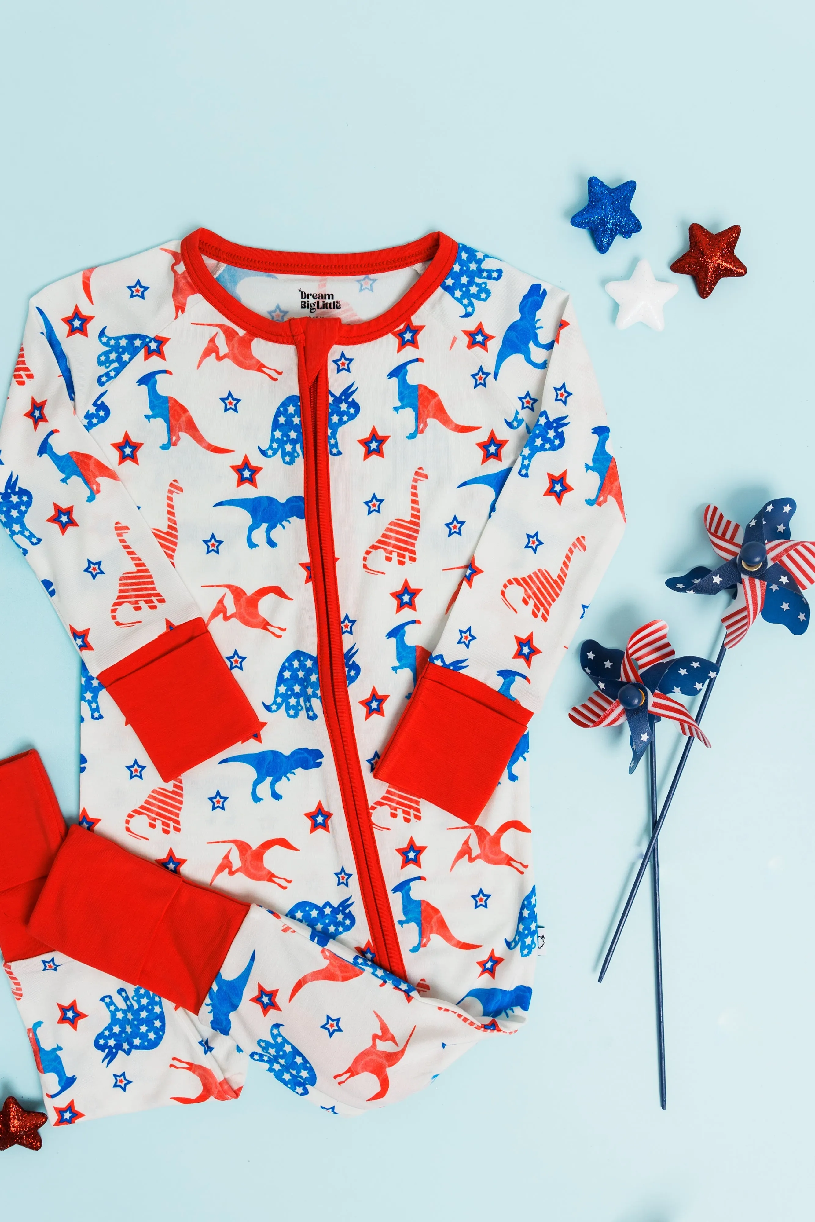 LET FREEDOM RAWR DREAM ROMPER
