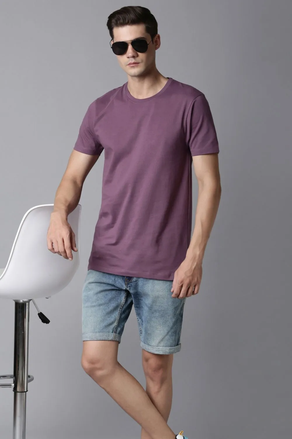 Light maroon Cotton IQ Basics