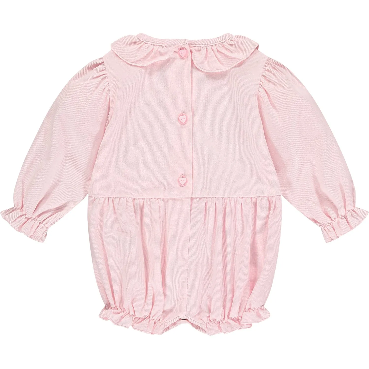 LITTLE A - Eilidh Baby Cord Romper - Baby Pink