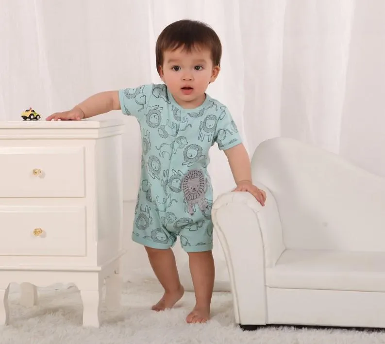 Little Lion Cub Baby Romper Shorts