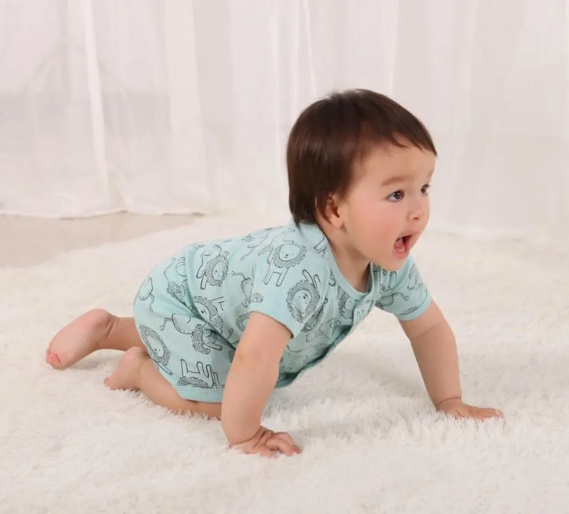 Little Lion Cub Baby Romper Shorts