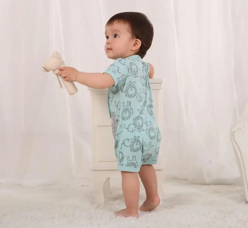 Little Lion Cub Baby Romper Shorts