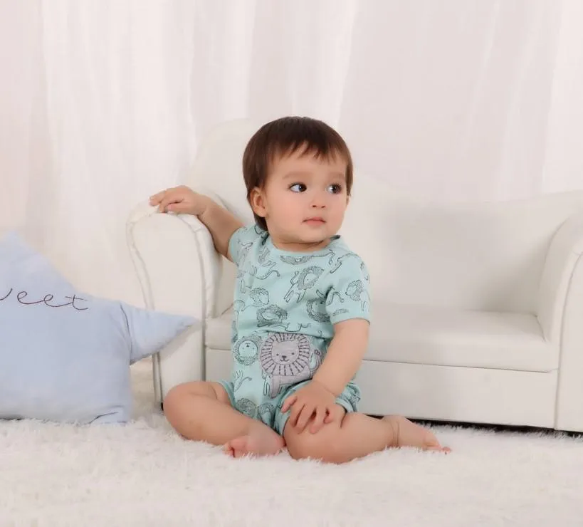 Little Lion Cub Baby Romper Shorts