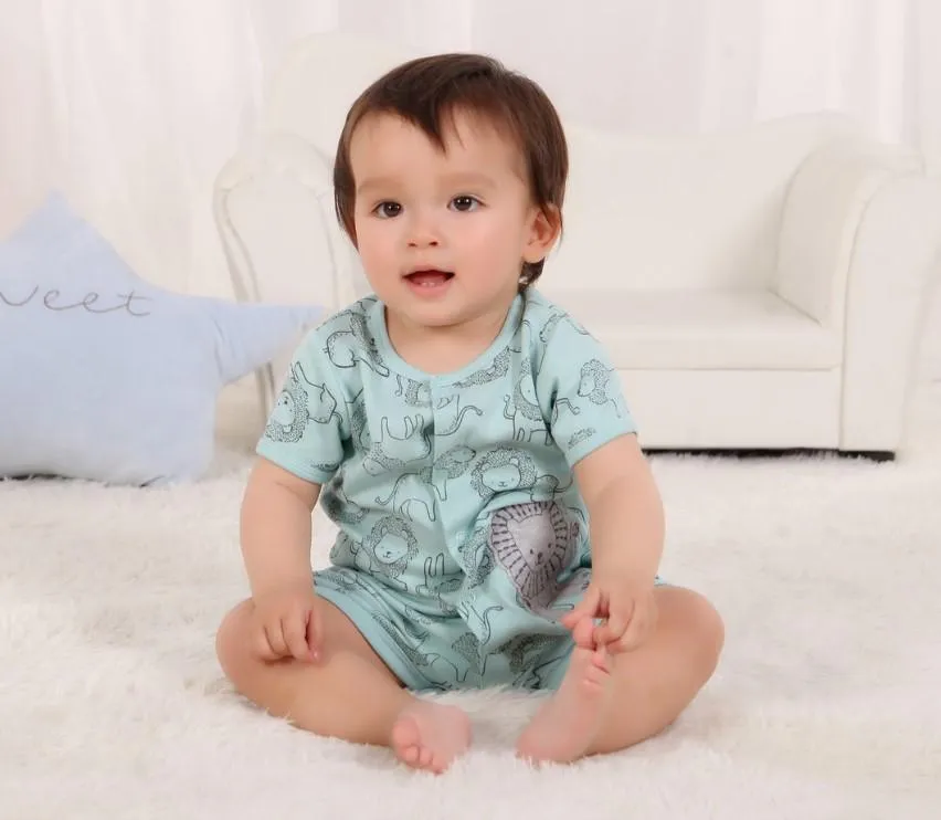 Little Lion Cub Baby Romper Shorts
