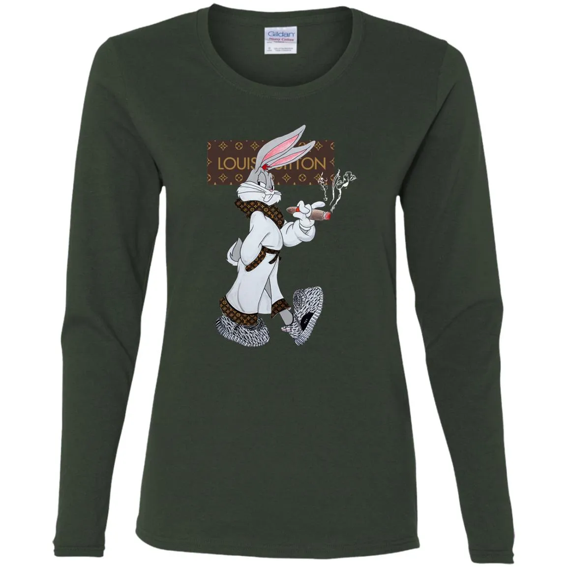 Louis Vuitton Rabbit Smoking Shirt Women Long Sleeve Shirt