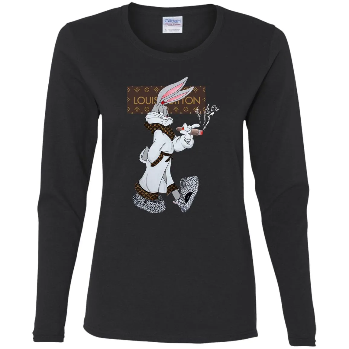 Louis Vuitton Rabbit Smoking Shirt Women Long Sleeve Shirt