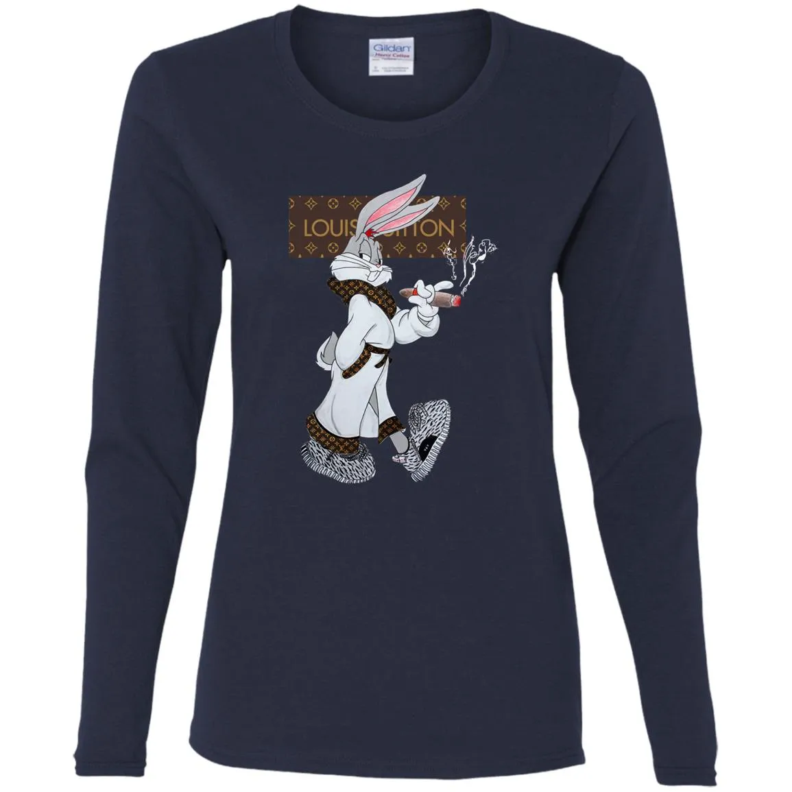 Louis Vuitton Rabbit Smoking Shirt Women Long Sleeve Shirt