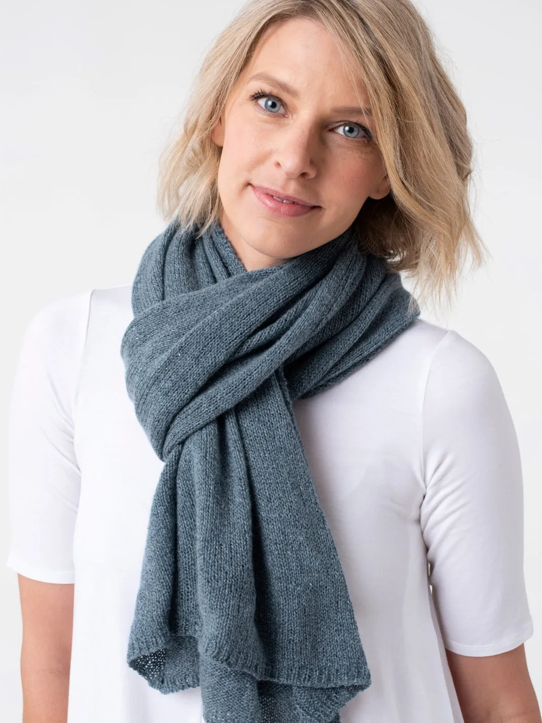Lyon Poncho Knitting Kit | Shibui Pebble & Knitting Pattern