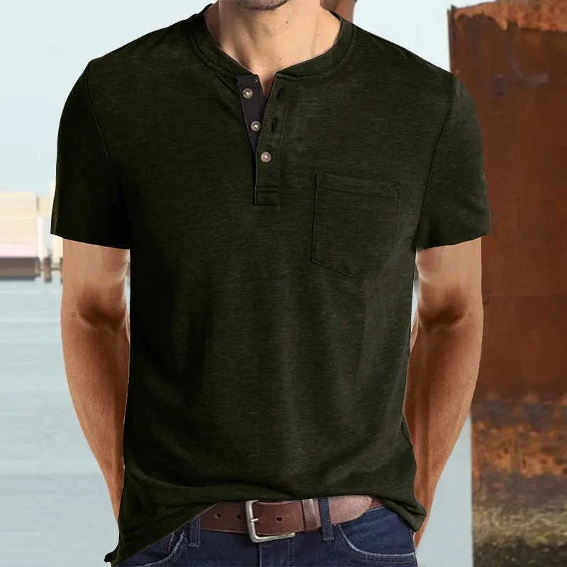 Men's Cotton Multi Color Short Sleeve T-shirt