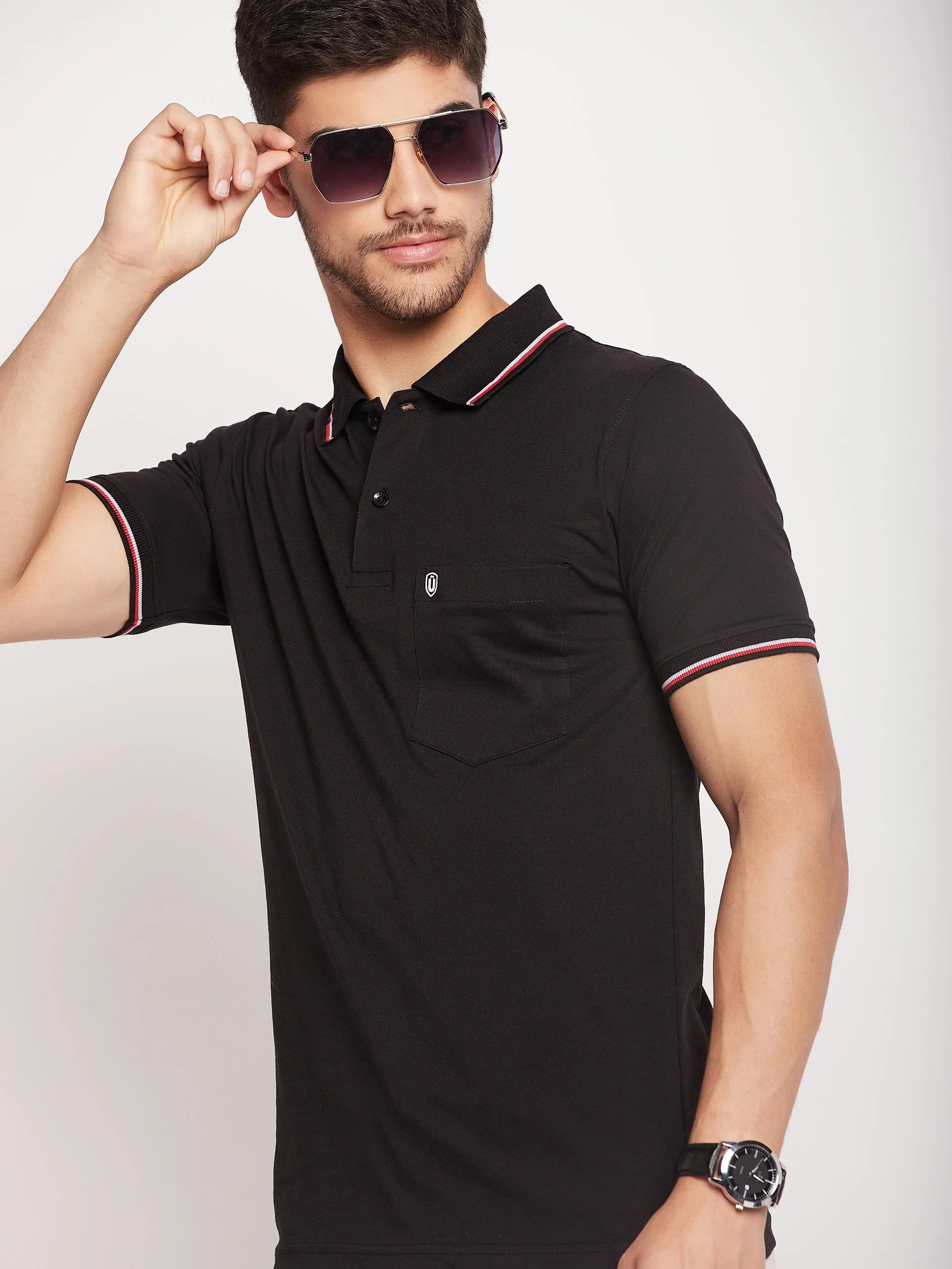 Men's Polo Neck T-Shirt