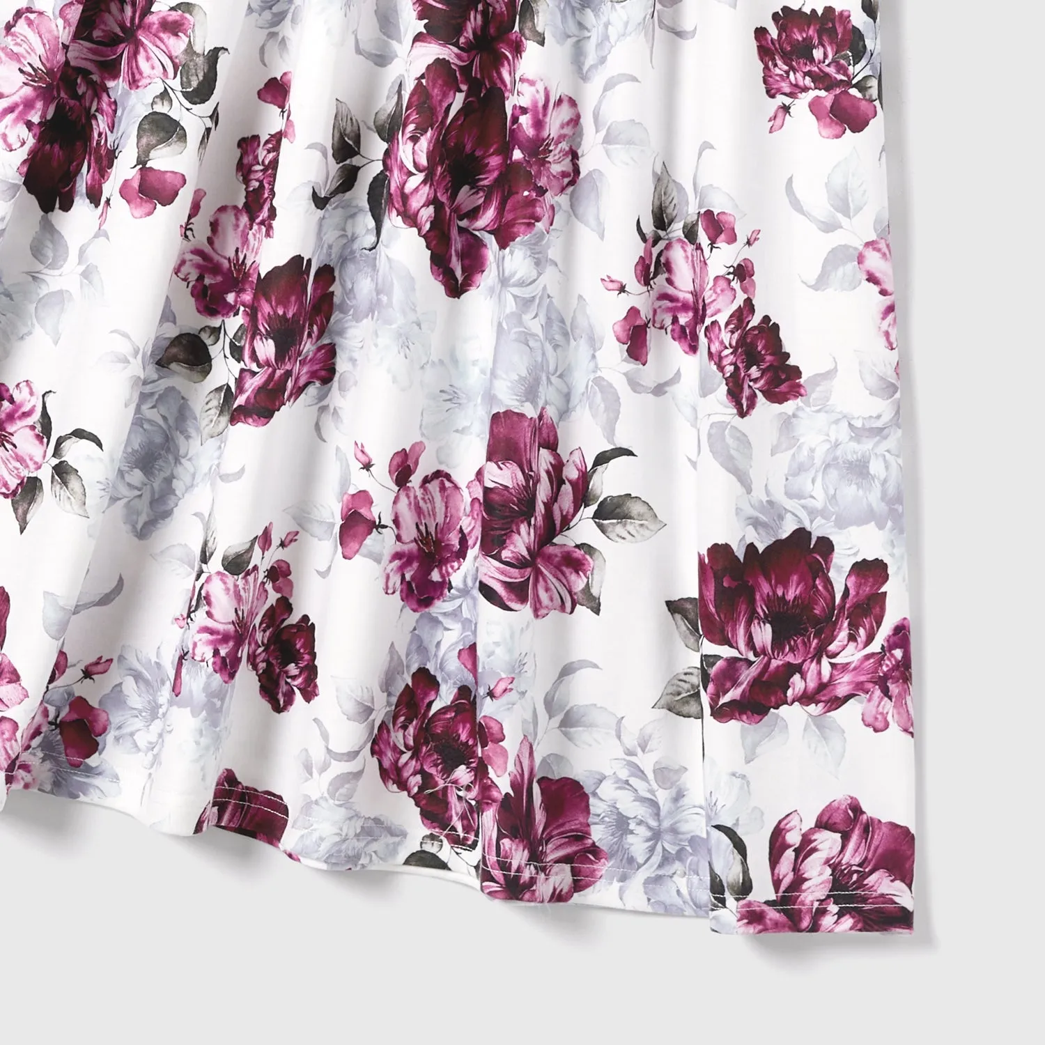 Mommy and Me Floral Panel Tank Dresses