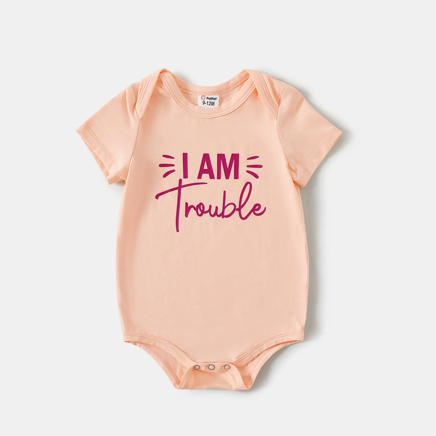 Mommy and Me Letter Print Short-sleeve Tee