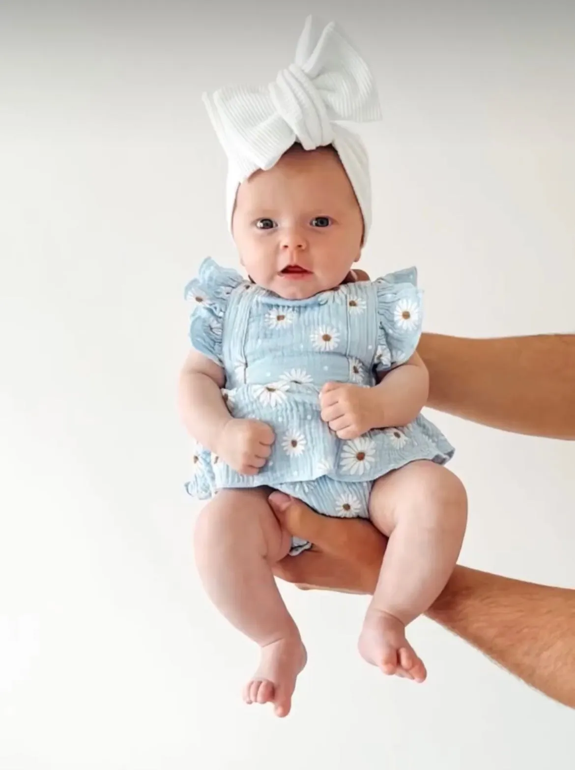 MUSLIN DAISY ROMPER - PINK