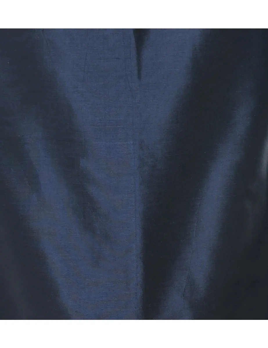 Navy Maxi Skirt - M