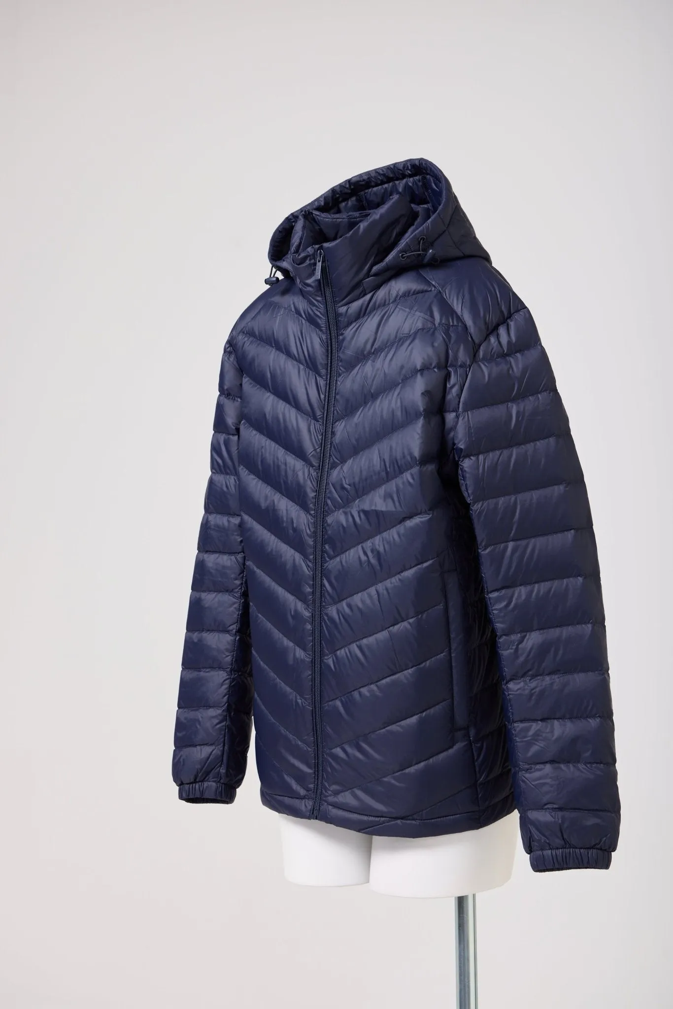 Navy Mens Duck Down Puffer Jacket