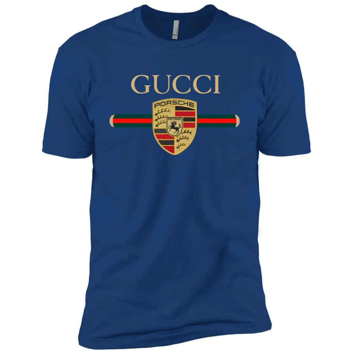 New Gucci Porsche Shirt Men Short Sleeve T-Shirt