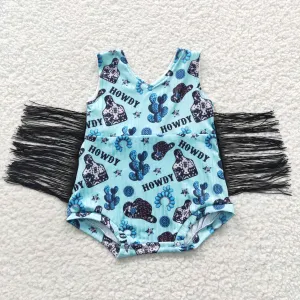 newborn howdy tassel onesies SR0323