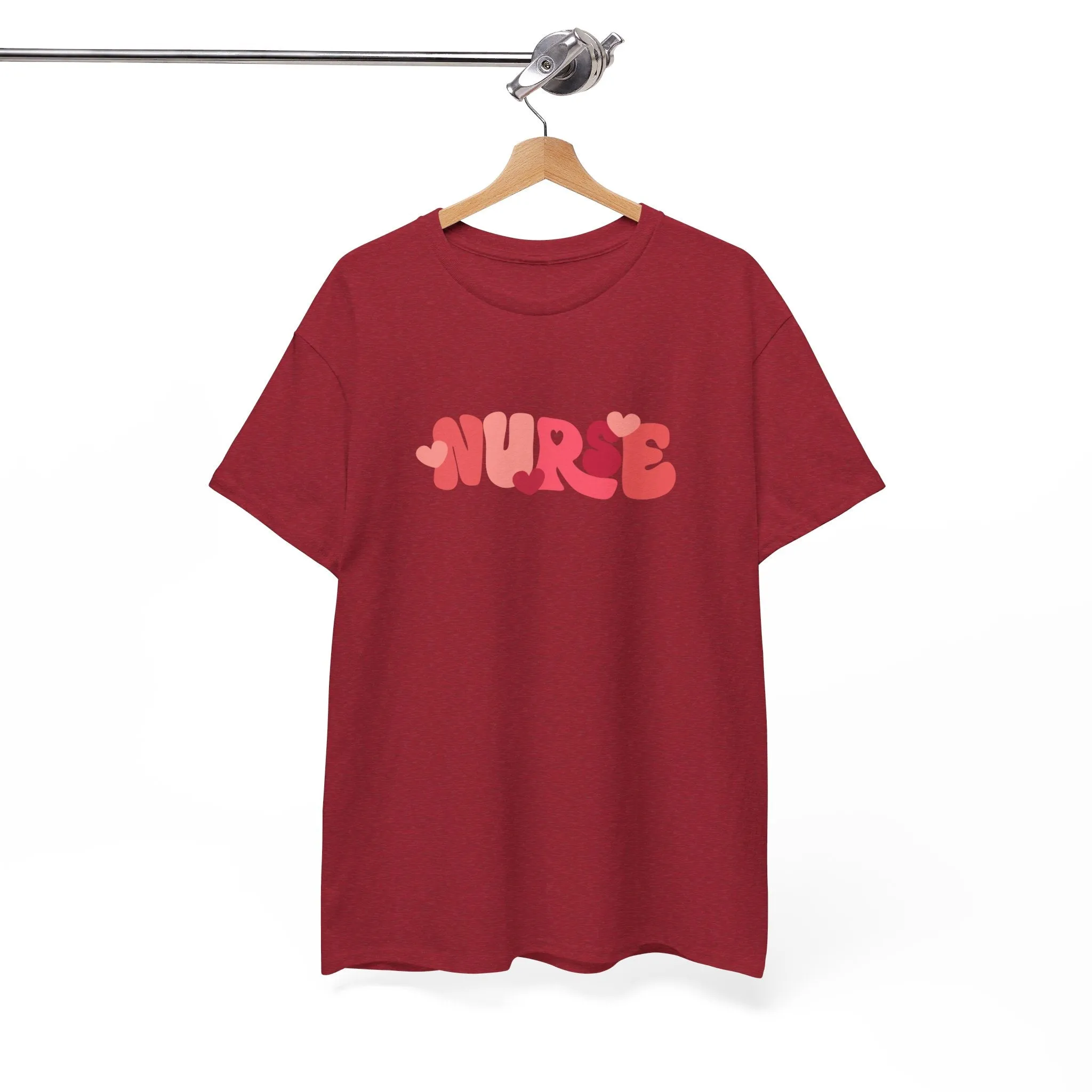 Nurse Valentines Day Unisex Heavy Cotton Tee