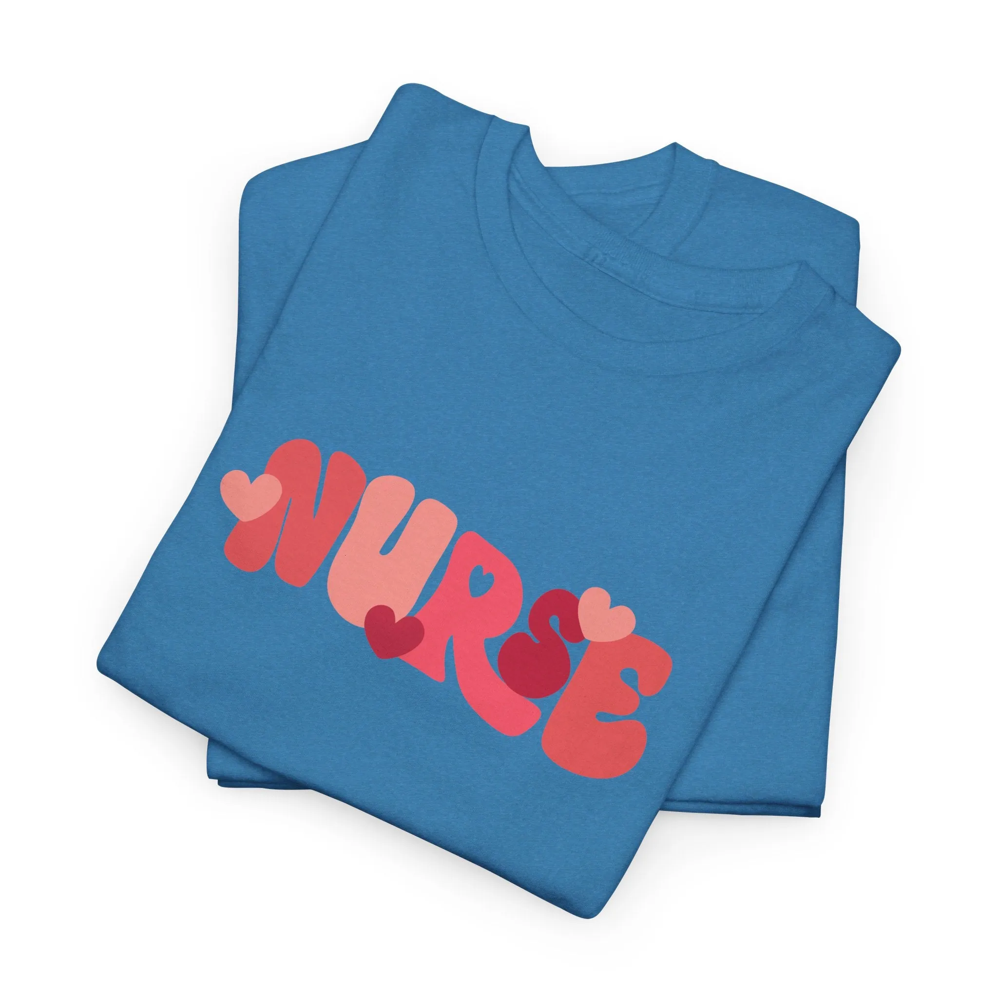 Nurse Valentines Day Unisex Heavy Cotton Tee