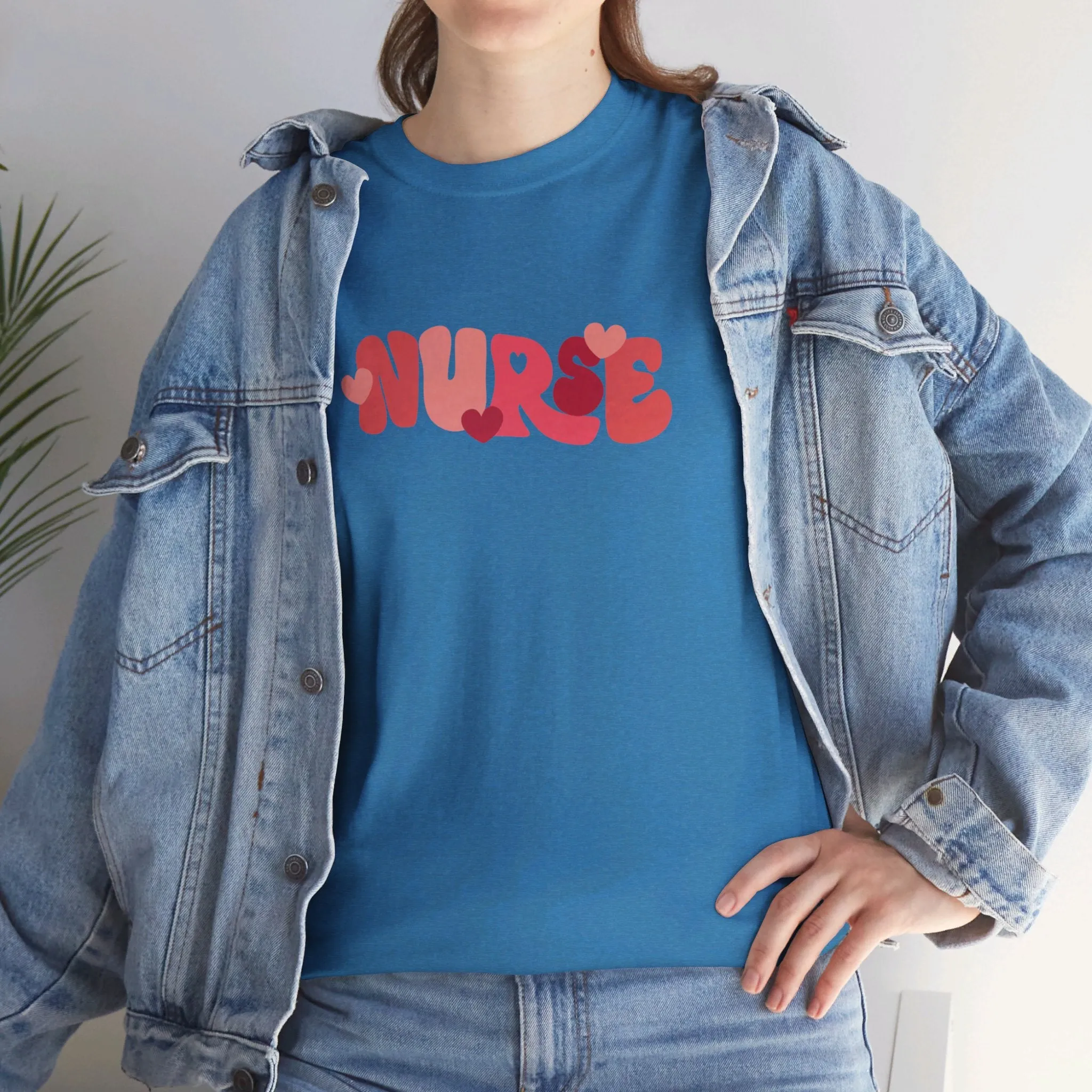 Nurse Valentines Day Unisex Heavy Cotton Tee