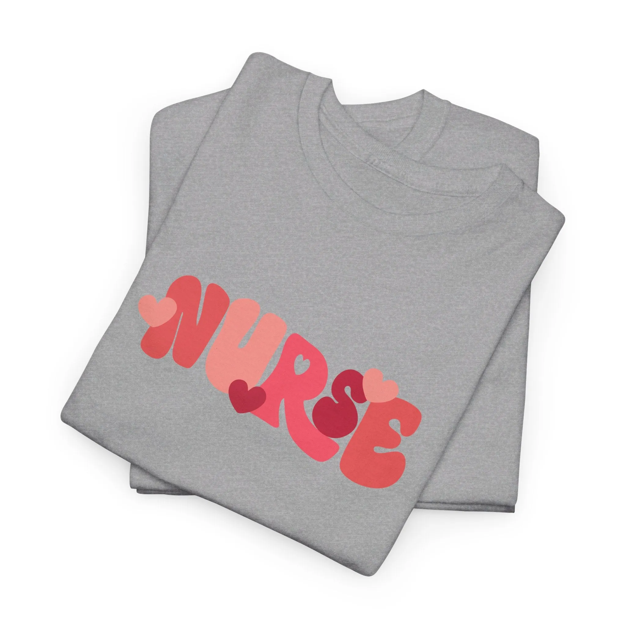 Nurse Valentines Day Unisex Heavy Cotton Tee