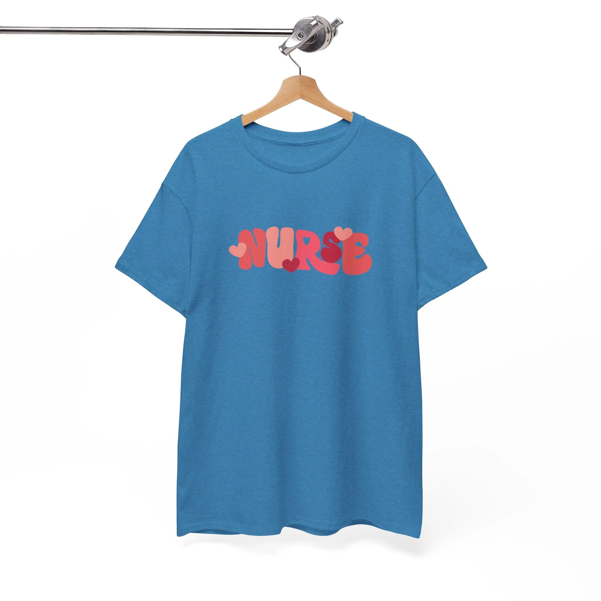 Nurse Valentines Day Unisex Heavy Cotton Tee