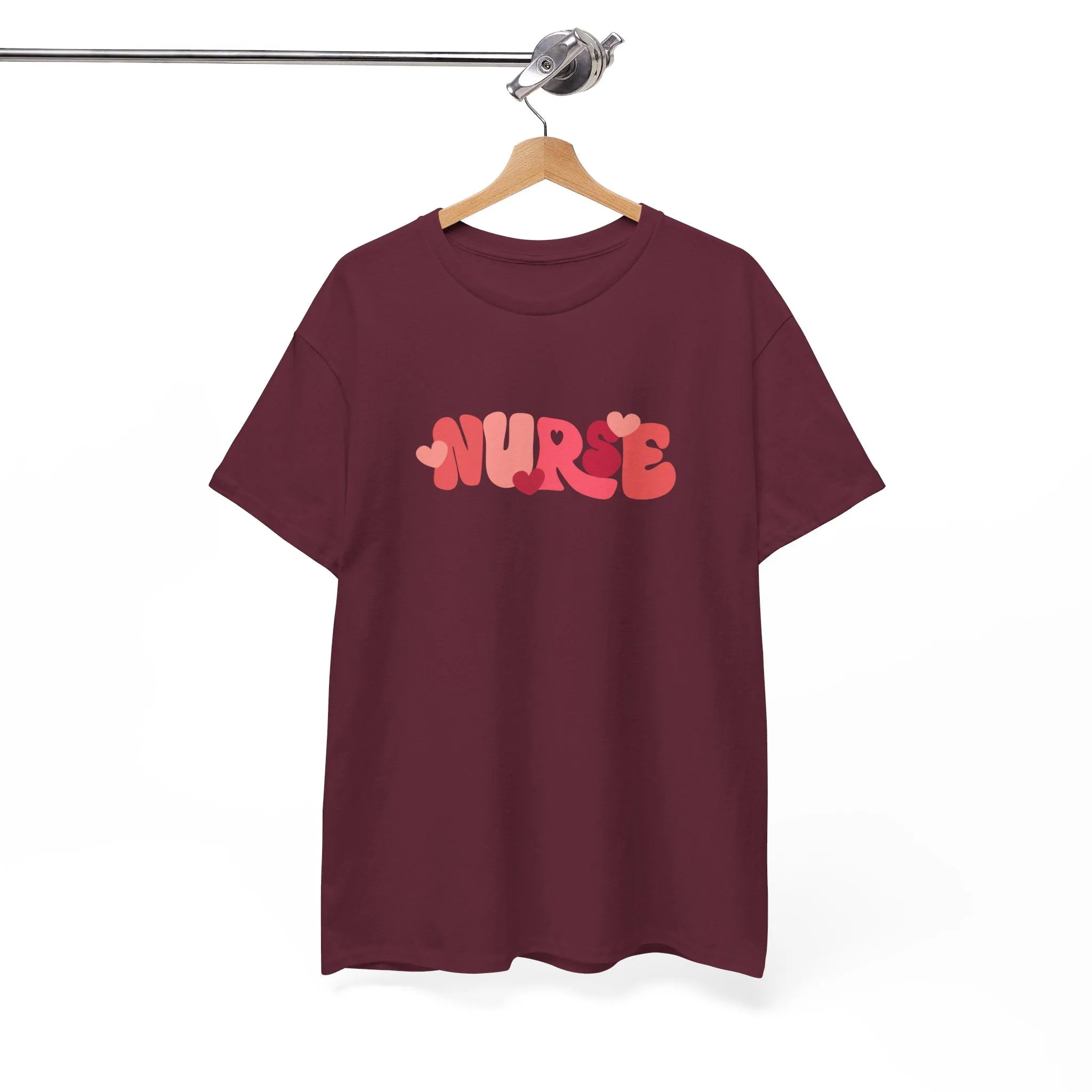 Nurse Valentines Day Unisex Heavy Cotton Tee
