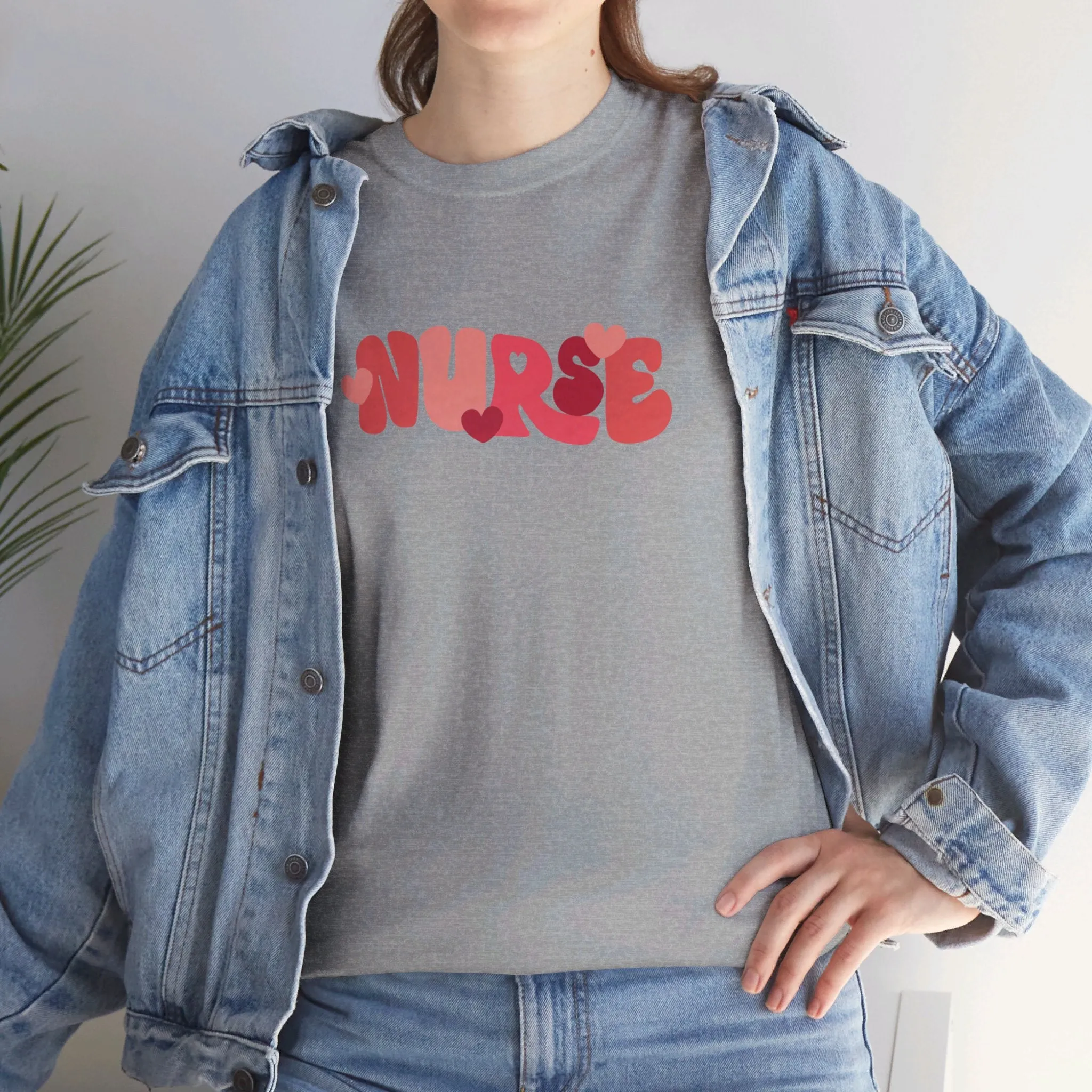 Nurse Valentines Day Unisex Heavy Cotton Tee