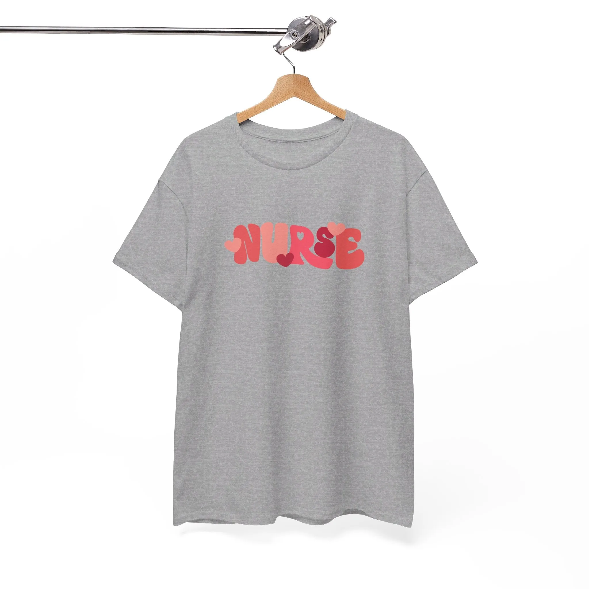 Nurse Valentines Day Unisex Heavy Cotton Tee